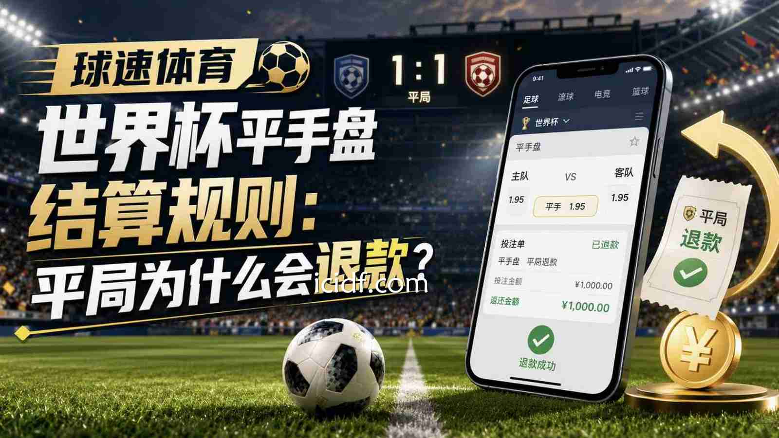 球速体育世界杯平手盘结算规则：平局为什么会退款？