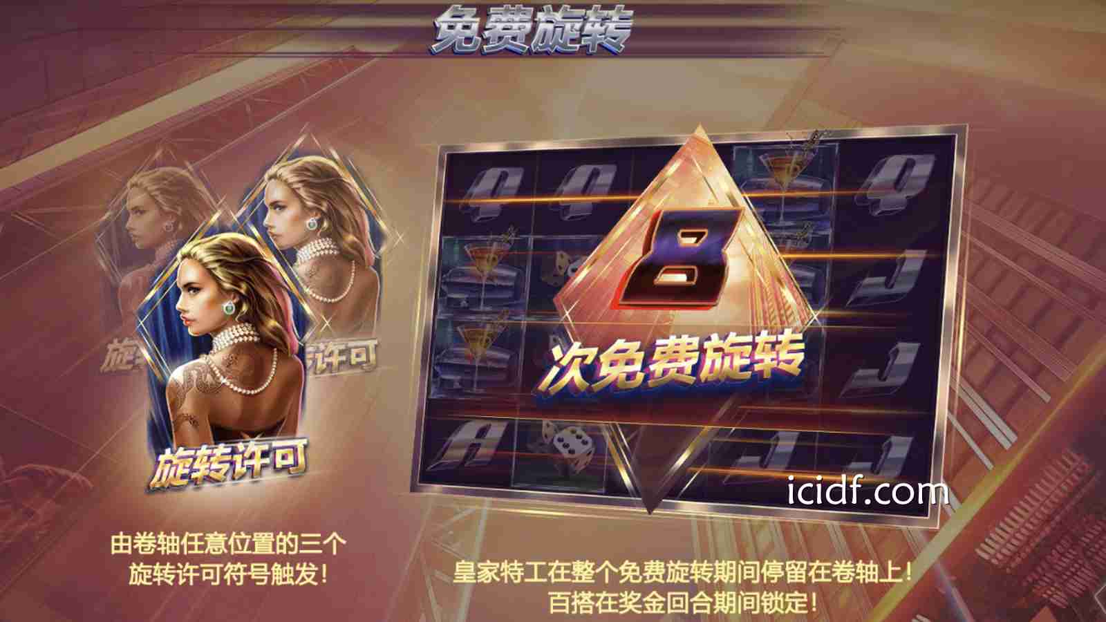 球速体育 | 《皇家特工》老虎机免费旋转模式说明