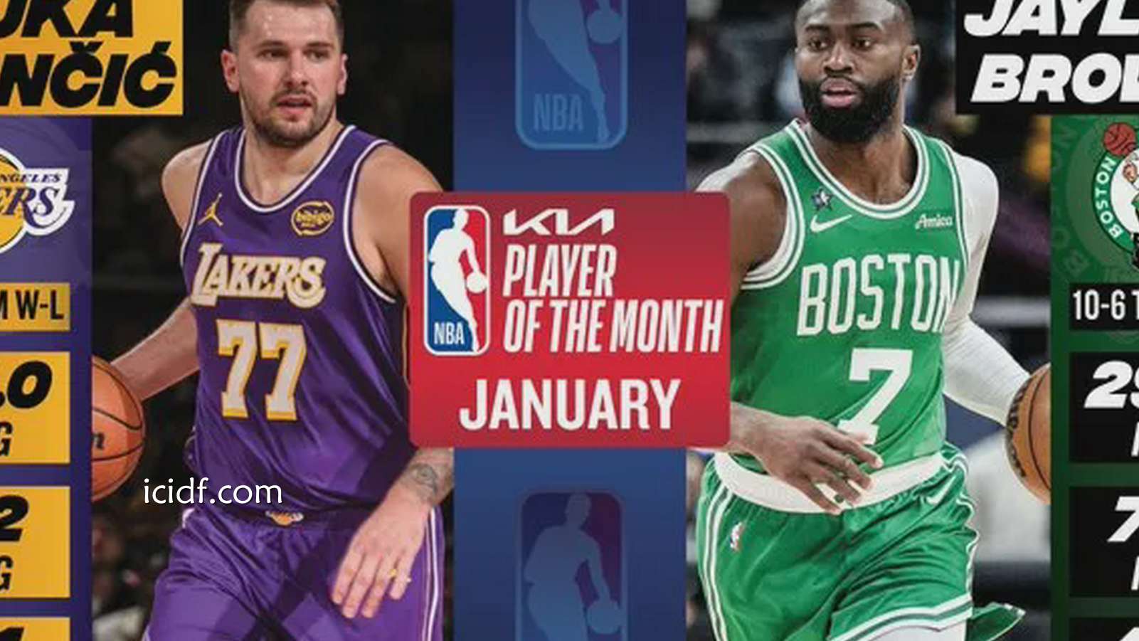 球速体育独家解读: NBA官宣1月大奖｜东契奇布朗当选月最佳球员 弗拉格克努佩尔3连霸